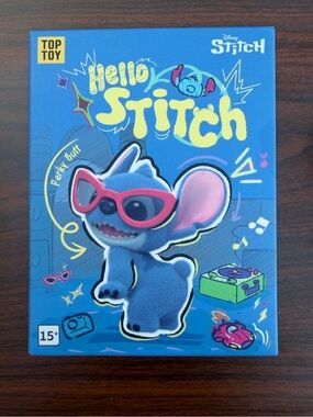 TOP TOY Disney Hello Stitch Series Flocked Figure Blind Box Sealed